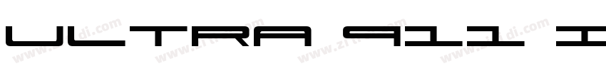 Ultra 911 Italic Ita字体转换